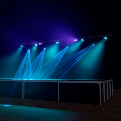 Lyspakke Lille Mindre shows og DJ's